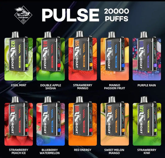 Tugboat Pulse 20k Puffs | 5% nic Salt | Disposable